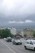 Storm clouds threaten over Innsbruck Storm clouds threaten over Innsbruck