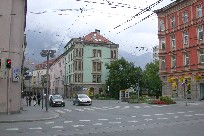 Colorful buildings in Innsbruck Colorful buildings in Innsbruck
