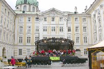 Band rehersal in old Innsbruck Band rehersal in old Innsbruck