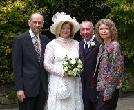 Kitty & Tom w/ Wedding Couple