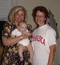 Maddie with both grandmothers Maddie with both grandmothers