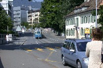 Streetcars (trams) are plentiful in Zurich
