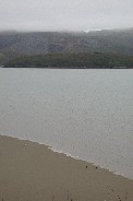 Low tide in river outlet at Barmouth