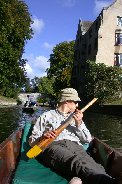 Leisurely enjoying river Leisurely enjoying river