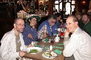 Part of conference 'punting' group at country pub