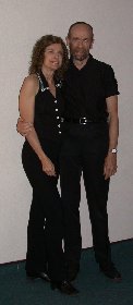 2003- Kitty and Paul ready in their &lsquo;informal&rsquo; attire for high energy dancing