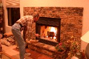 Paul makes a mean fire