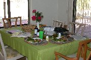 Typical lunch arrangement