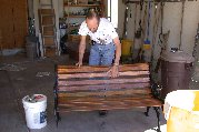 Paul has all the slats loosely back in place