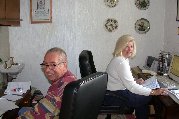 Kitty gets Mary and Graham to pause from their work