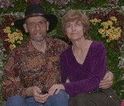 Paul and Kitty in front of Allan Garden's topiary hearth Dec 22, 2004 Paul and Kitty in front of Allan Garden's topiary hearth Dec 22, 2004