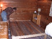 Last of the slats are fitted into the bed&rsquo;s platform