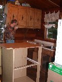 Paul takes a break and considers next step after removing corner cabinet
