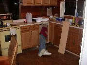 More work inside the cabinet