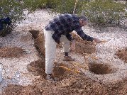 Paul extends a temporary line before turning water back on after splice Paul extends a temporary line before turning water back on after splice
