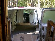 Happiness is an empty van!