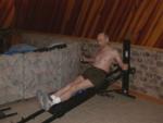 Sometimes Paul uses TotalGym too