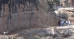 Mexican stand-off on Bright Angel Trail Mexican stand-off on Bright Angel Trail