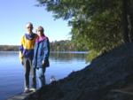 Paul and Kitty on dock in early October 2006 Paul and Kitty on dock in early October 2006