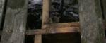 Horizontal beams very ant eaten here, even under next dock board to the right