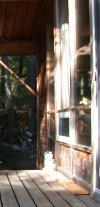 Only plywood below front windows for 40 years
