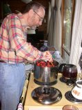 Raisins and cut-up prunes supply most of the sweetening Raisins and cut-up prunes supply most of the sweetening
