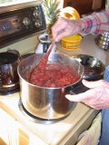 After barley malt addition crabapples are cooked till soft After barley malt addition crabapples are cooked till soft