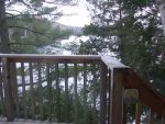 Yes, that's -5C on the thermometer and the lake looks mighty chilly