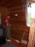 Lack of tongue on last log does not effect its stability