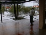 Lots of water resulted from 10 mins worth of hail