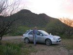 Our car was parked for an 'early' departure