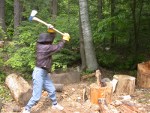 Another swing at the larger piece