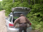 Yes, Paul got it into the car without any trouble