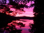 Great looking sunset from the deck