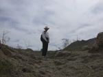 Paul at the saddle point of this small rise