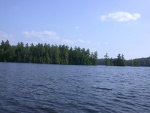 North end of 'big island' with 2 smaller ones to the west