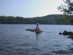 Paul tried another angle of Kitty, the mermaid on the rock