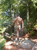 Paul headed down to Susan's dock